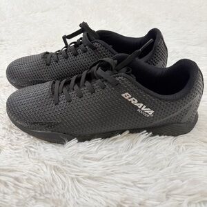 Brava men size 7D Soccer‎ Adults' Super Goal Turf Cleats in black